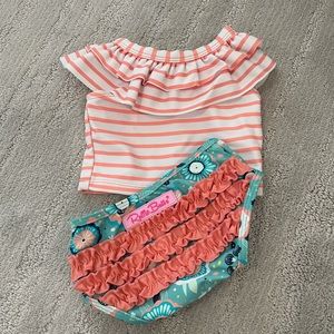 Ruffle Butts 3-6m swim